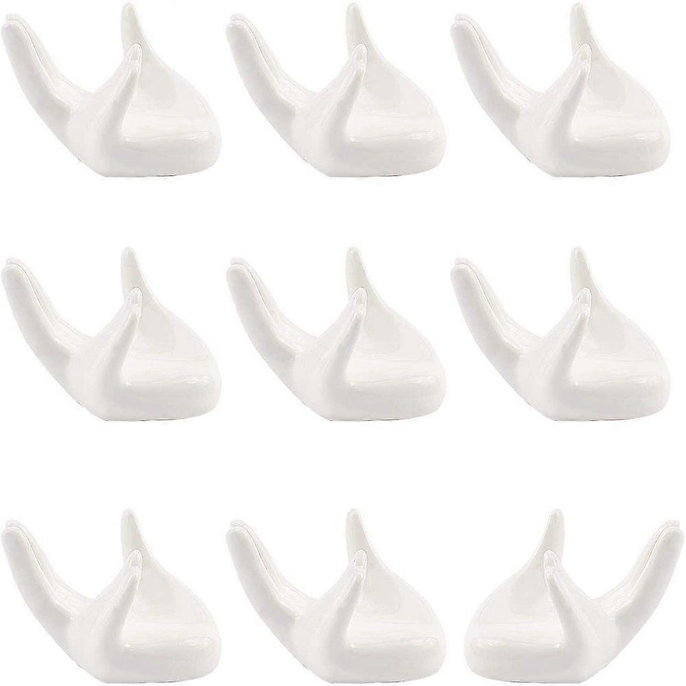 Porcelain Display Decorations Hand White 8x4x4.5cm