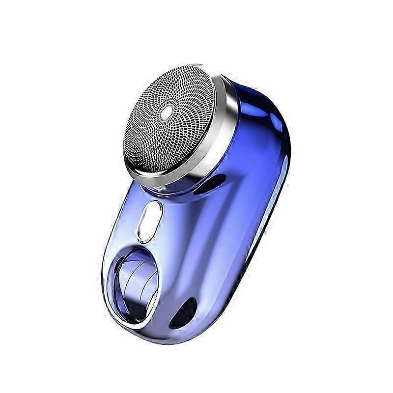 ミニ電気シェーバー、ポータブルカミソリトラベルビアードトリマー、ポケットサイズポータブルシェーバー、USB充電式シェーバー、LEDディスプレイ付き、吊り下げ穴