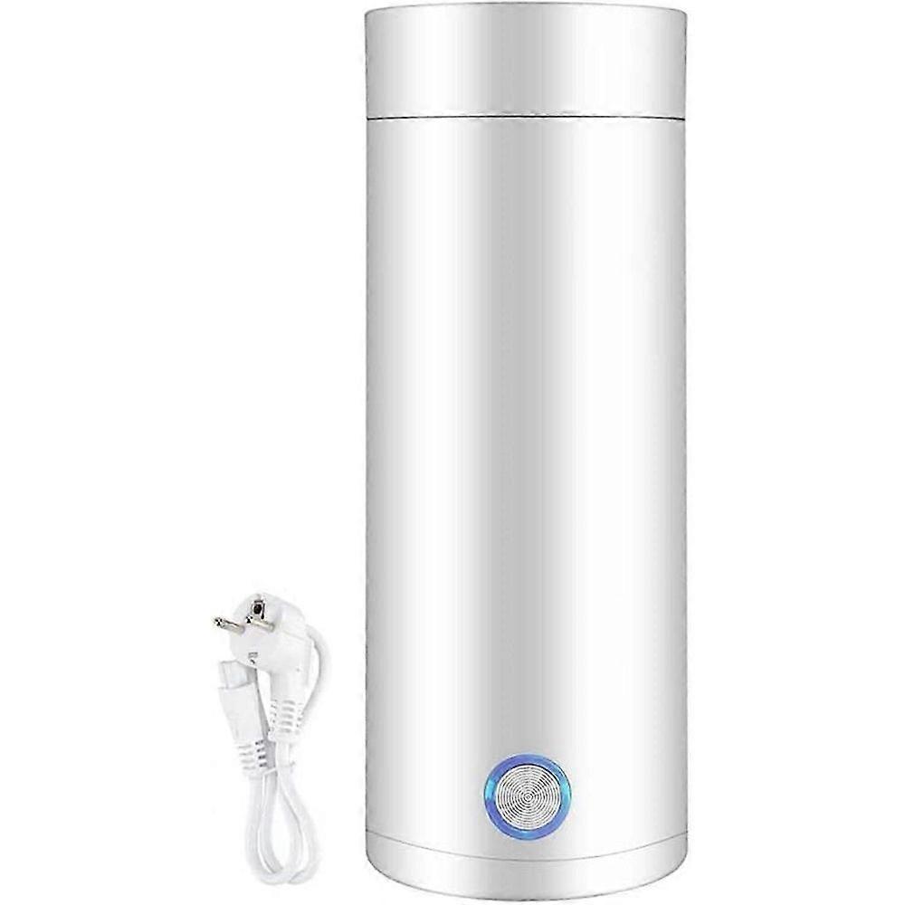 Portable Mini Insulation Integrated Automatic Electric Heating Cup (White)