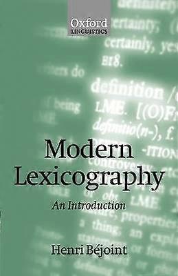 Moderne lexicografie