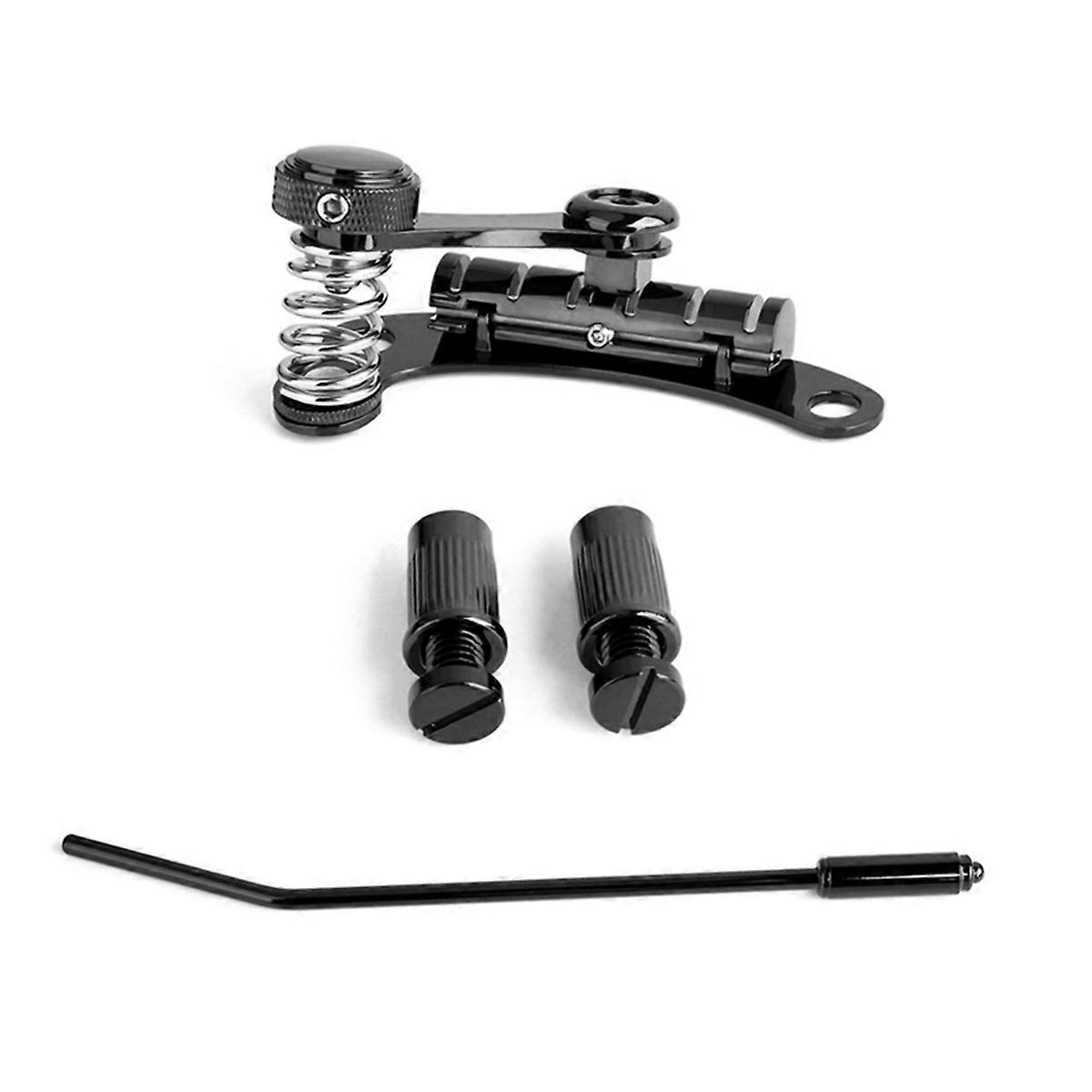 SG-03 Black Vibrato Bridge Electric Guitar Tremolo Bridge Jazz Guitar Double Locking Tremolo System