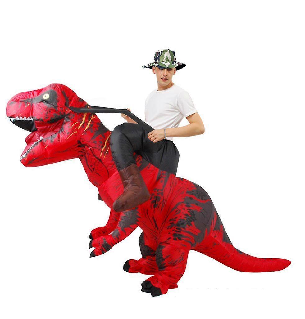Adults Inflatable Costume Dinosaur Suit Blow up Stegosaurus Jumpsuit Halloween Cosplay Costume