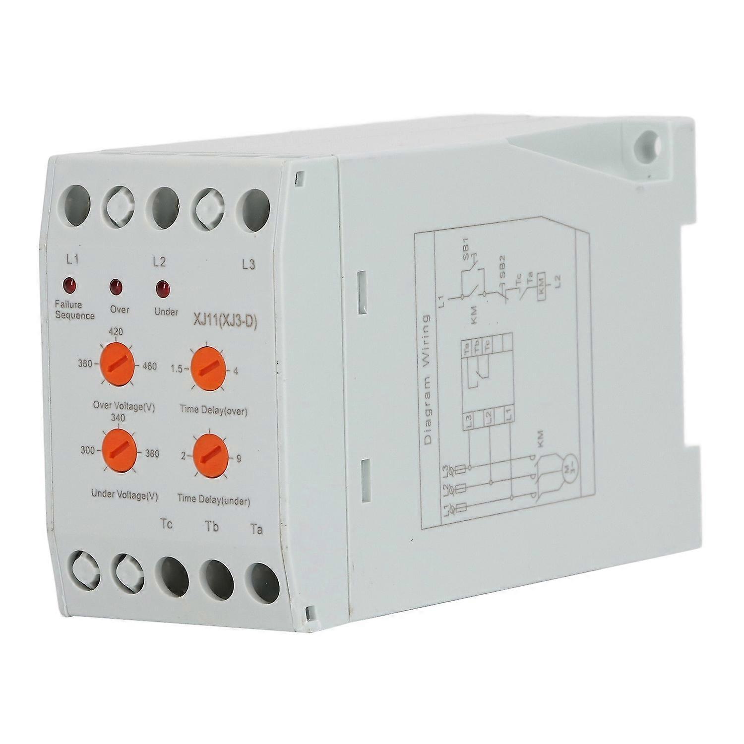 3 Phase Protector Failure and Phase Sequence Monitoring Relay Under Over Voltage Protection Device A