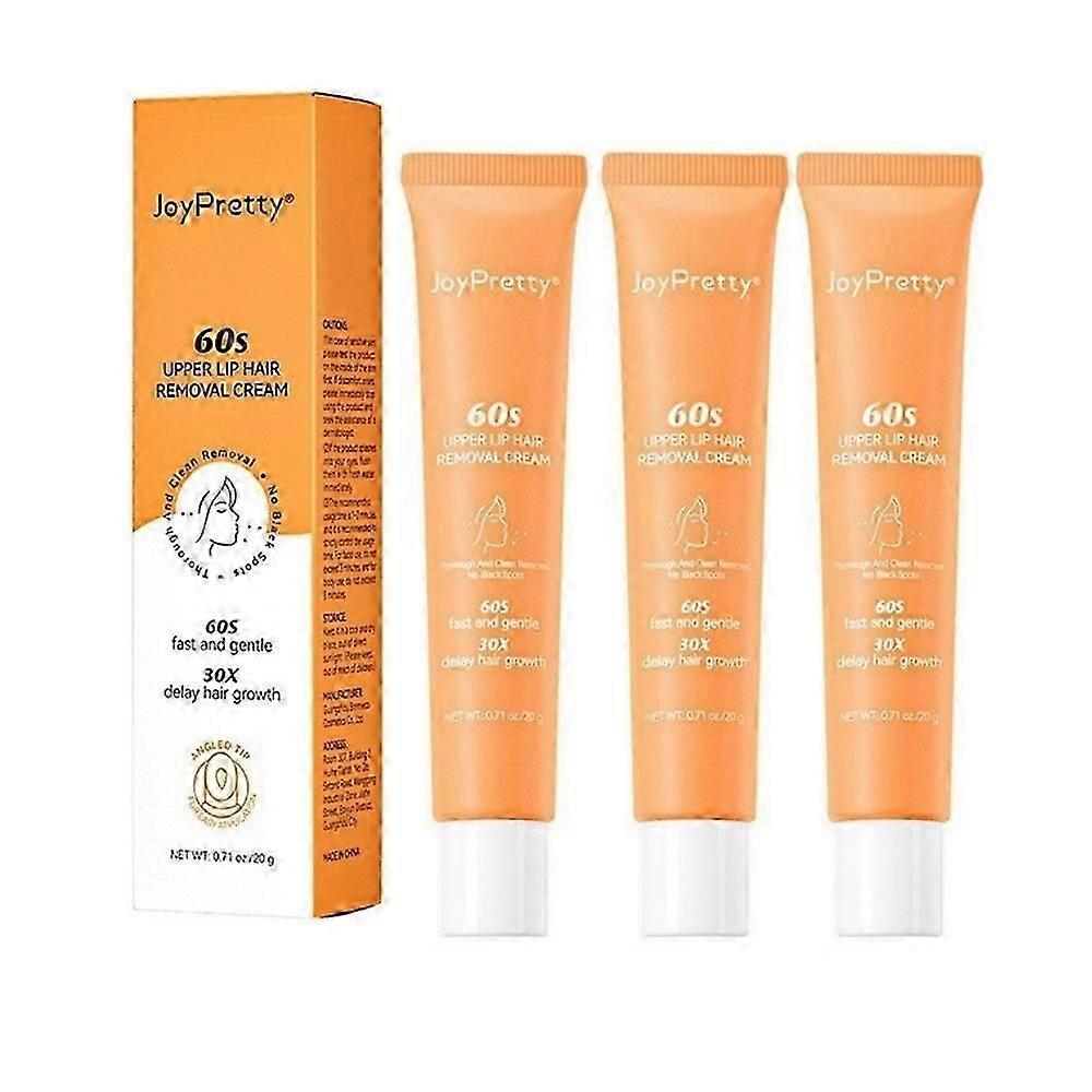 Joypretty קרמים להסרת שיער מהירה בעדינות טיפוח העור הלבנת שיער שקוף שפתיים קרם אפילציה לבית השחי לנשים יופי