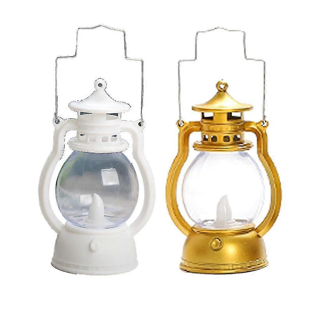 Mini Lanterns 2-pcs Led Small Lanterns Indoor Lanterns Decorative Outdoor Hanging Lantern Decorative