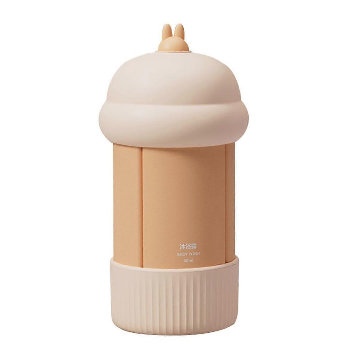 Type B 4-in-1 Travel Refillable Bottle Set Portable Squeezed Empty Lotion Shampoo Container