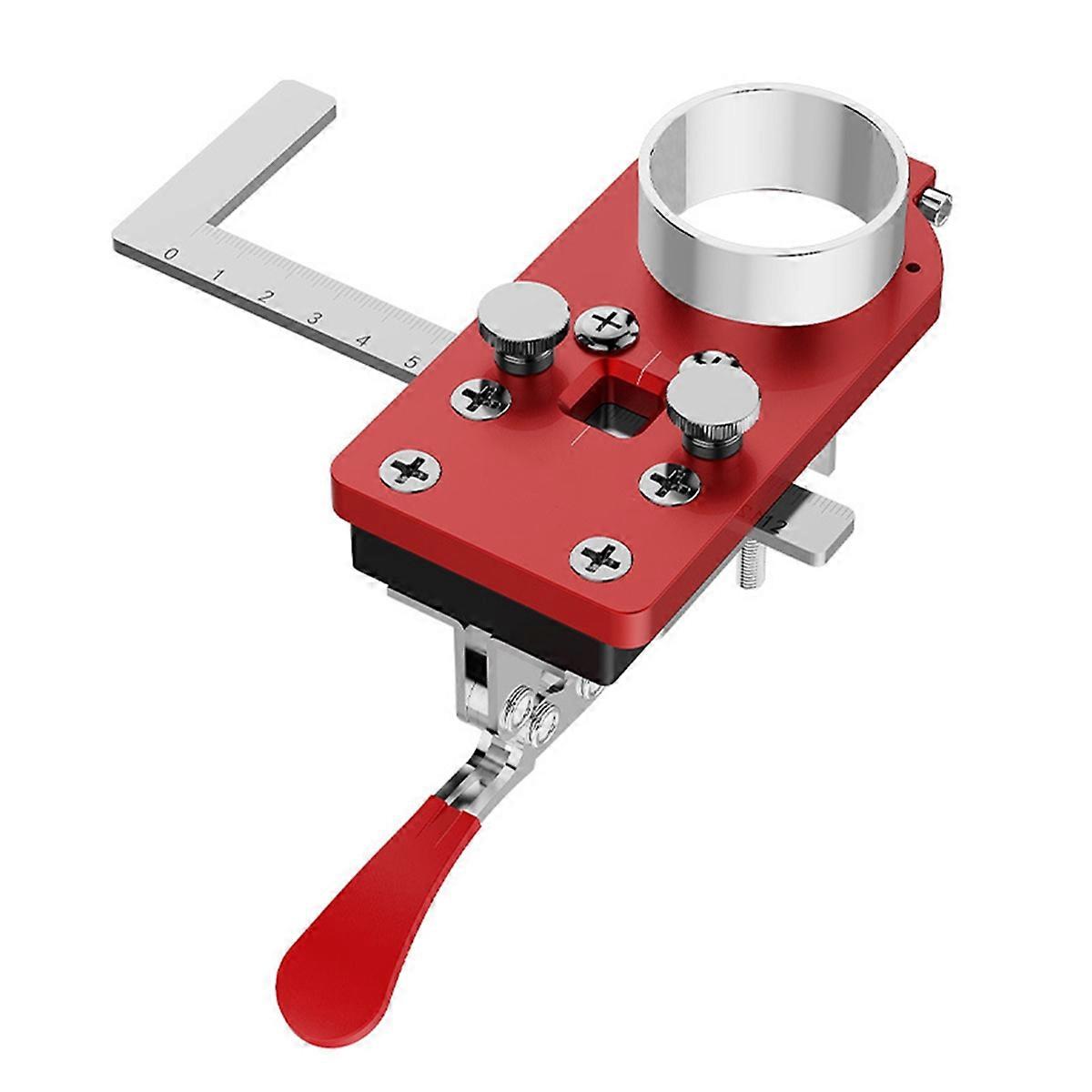 Woodworking Hinge Boring Auxiliary Limiter for Hole Opener Hole Locator Puncher Aid for Door Cabine