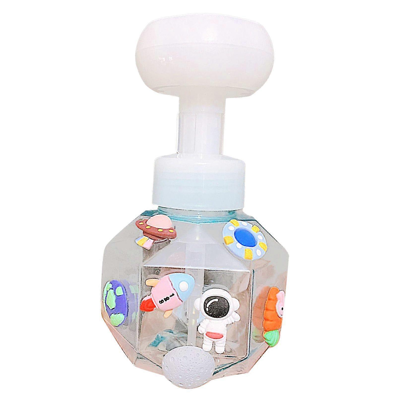 Pumpflaska Tvålpump Plastpumpflaskor Påfyllningsbara flaskor Tomma pumpflaskor med bred mun för lotion Schampo Astronaut