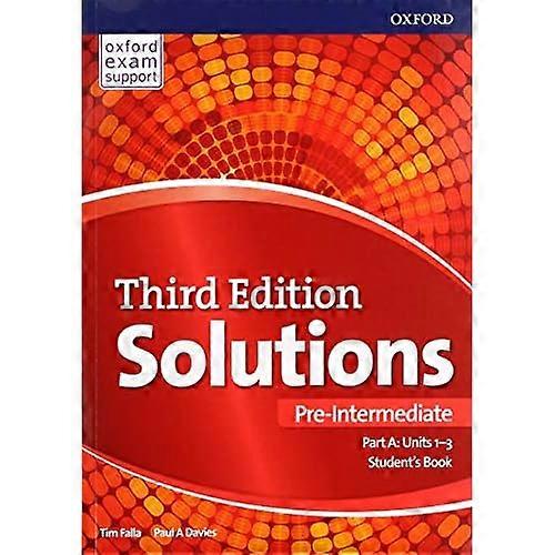Solutions: Pre-Intermediate: Student's Book A Units 1-3: Leading the way to success (Solutions)