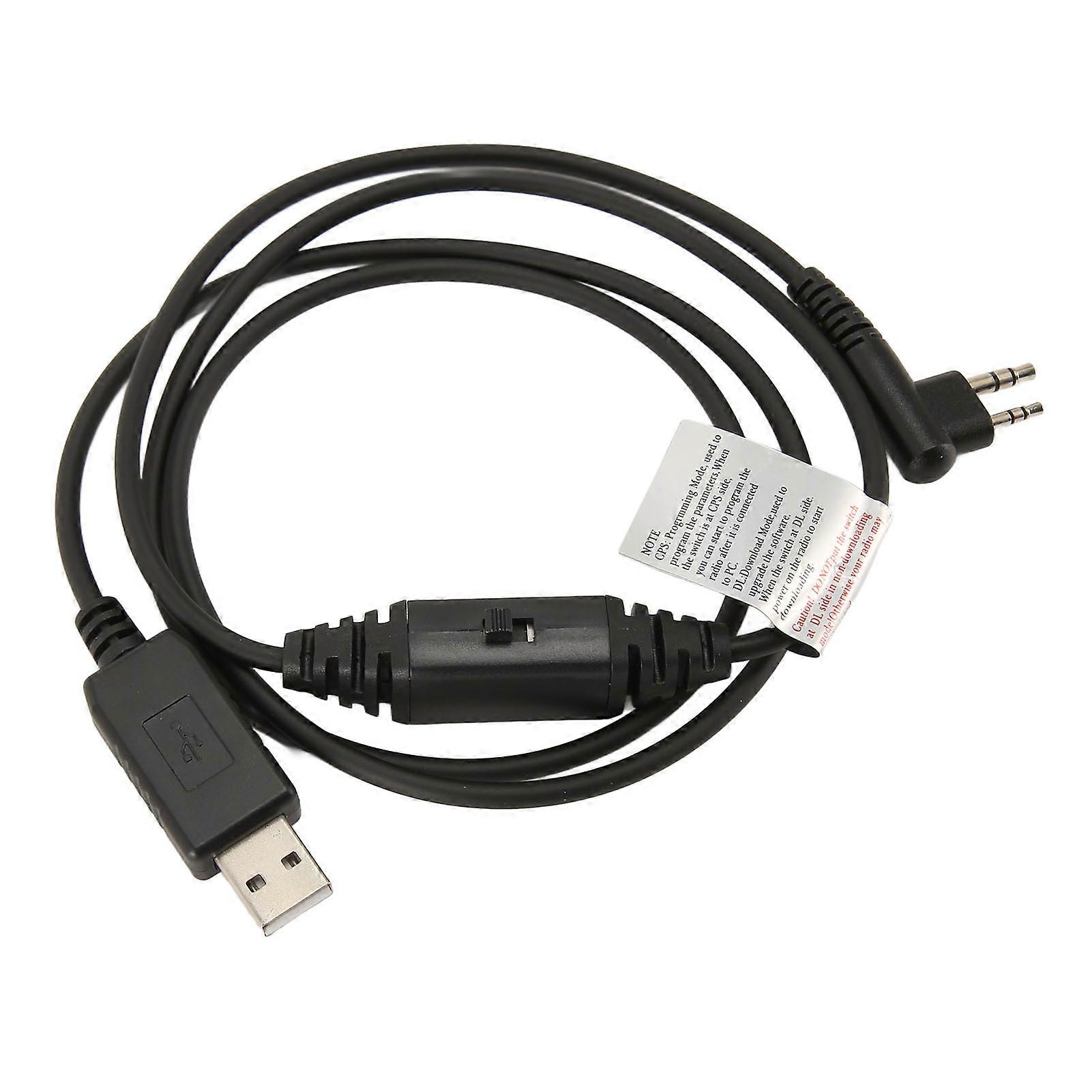 Walkie Talkie Programming Cable Two Way Radio PC76 Frequency Writing Cable for Hytera TD500 TD520 TD560 BD500 BD510 BD610 