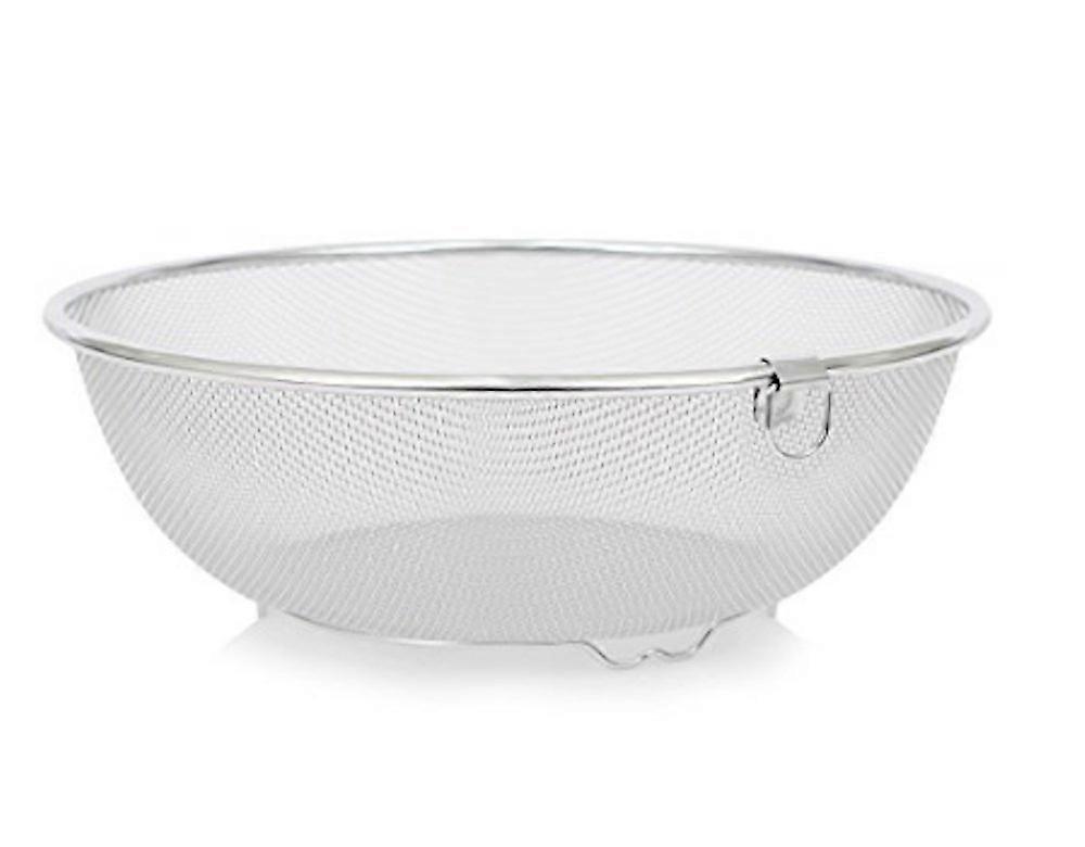X-Large Round Stainless Steel Fine Mesh Strainer Basket D 112" X H 39"