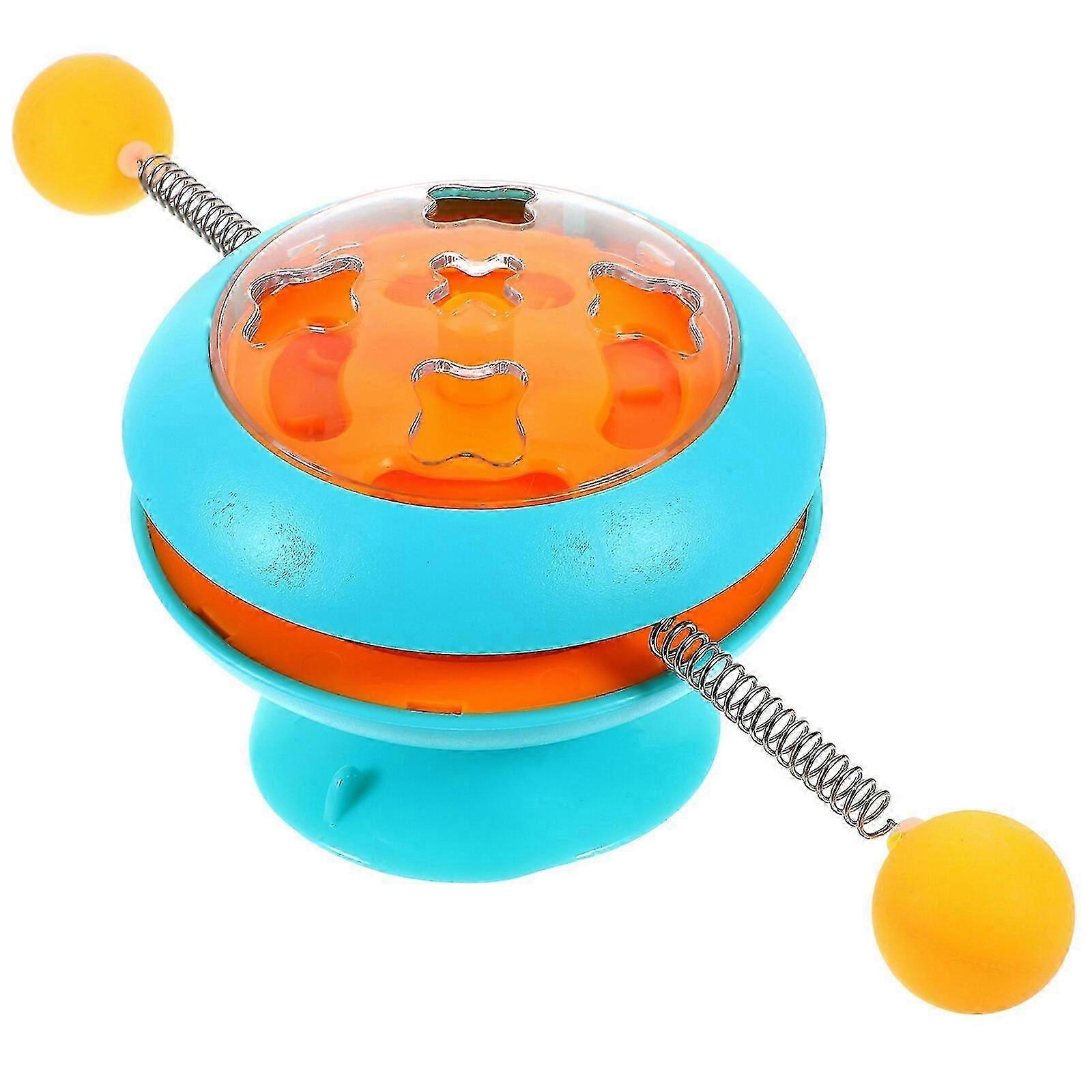 Cat Turntable Toy Interactive Cat Teasing Toy Multi-function Cat Teaser Toy
