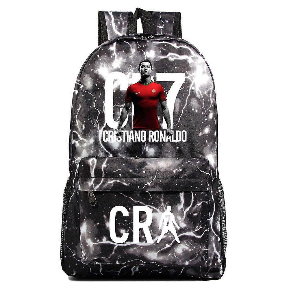 サッカーCR7ランドセルガールズ男の子バックパックティーンエイジラップトップマルチポケット新しいバックパック旅行かわいいモチラス