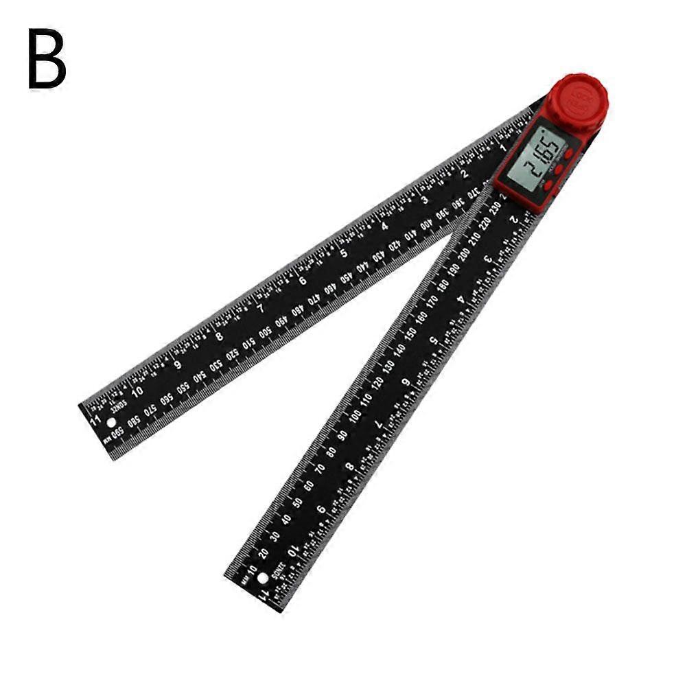 200/300mm 2 σε1 ψηφιακός γωνιόμετρο μοιρογνωμόνων μετρητών ανιχνευτών γωνίας 360°