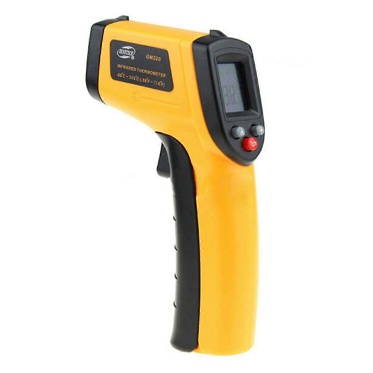 Infrared Thermometer, Non-Contact Digital Laser Temperature Gun -58°F to 716°F (-50°C to 380°C) with LCD Display