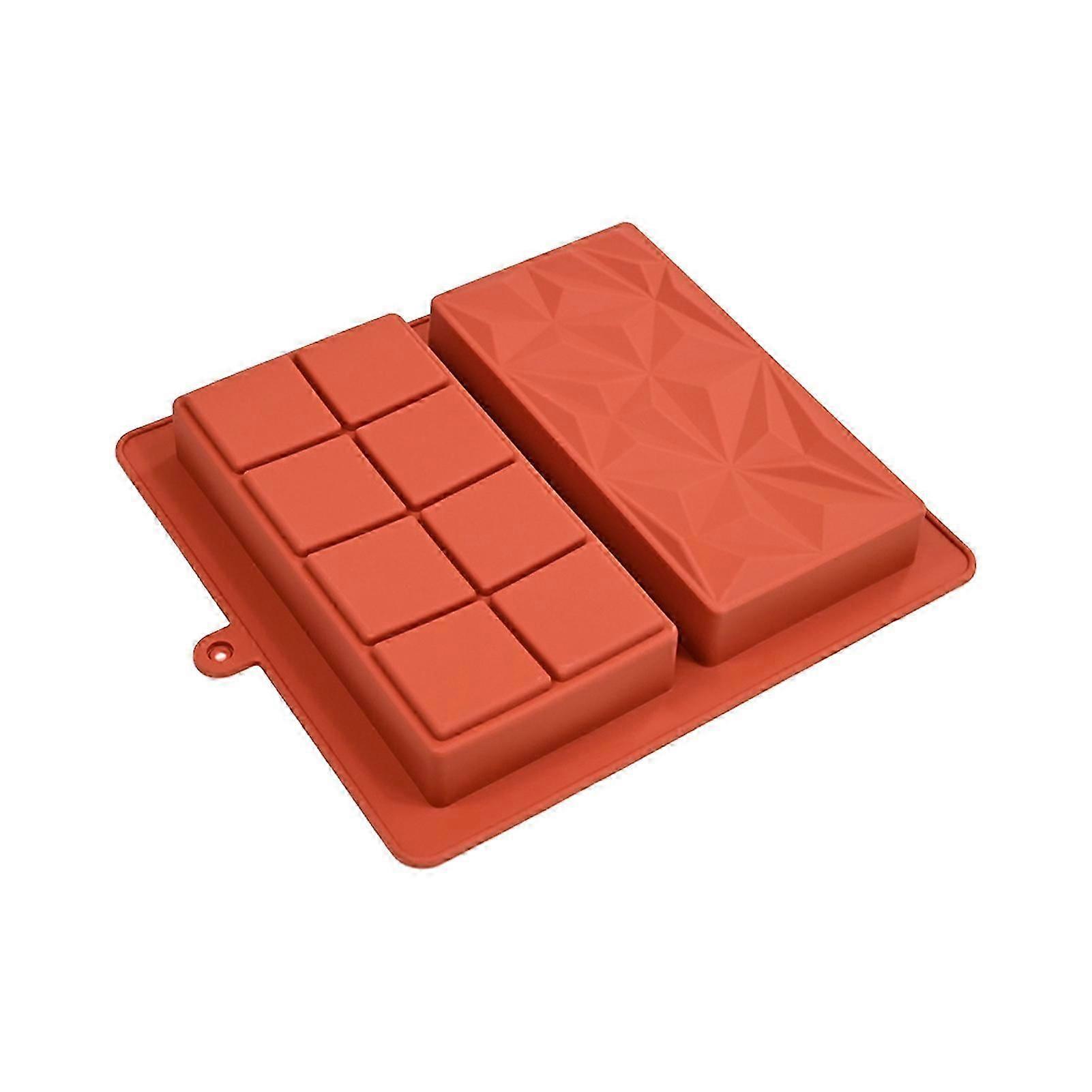 Chocolate Mold Large Silicone Chocolate Mold for Stuffed Bar Easy to Use Food-Grade Thick Mold for Candy Bars Nut fg2025031702773