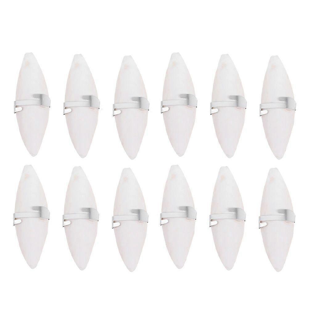 12 sets of Bird Cuttlebone Cuddle Bone Chewing Cuttlefish Bone with Metal Holder