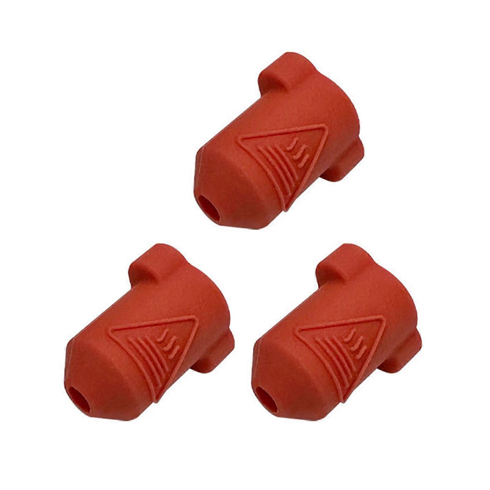3PCS Silicone Socks Hotend Heating Block For K1 3D Printers Hotend Heat Insulation Case Red