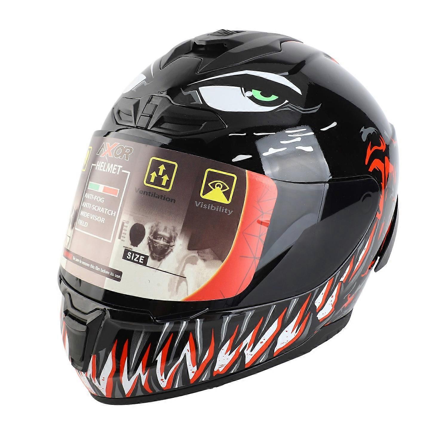 Motorcycle Helmet Lightweight Ergonomic Comfortable Motorbike Helmet with High Definition Visor
