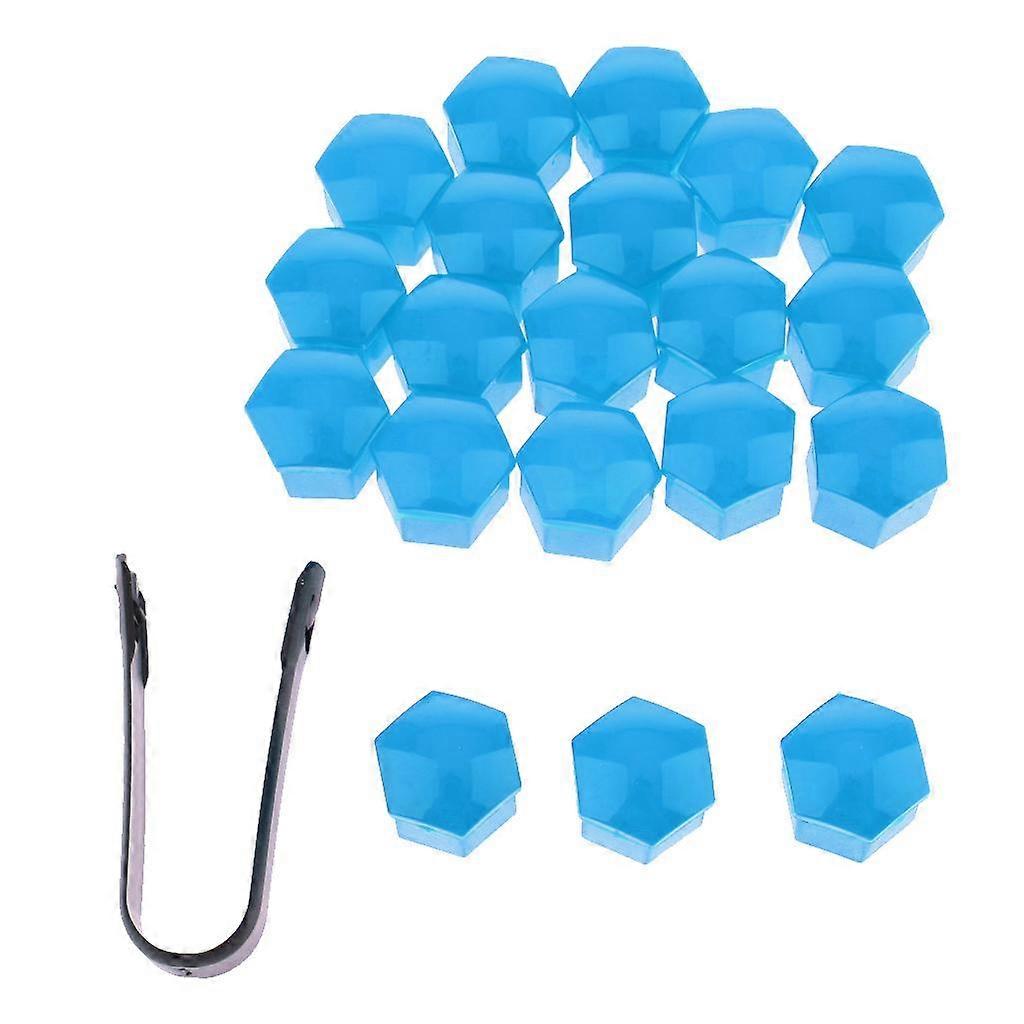 20 Adet 19mm Araba Tekerlek Cıvata Hub Vida Kapak Koruyucu Kapak