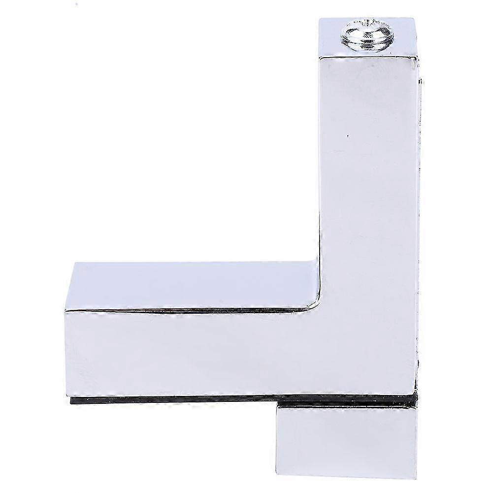 سميكة المشبك الزجاج الجرف سبائك الزنك قابل للتعديل F نوع المجلس ملحقات الأجهزة لامعة