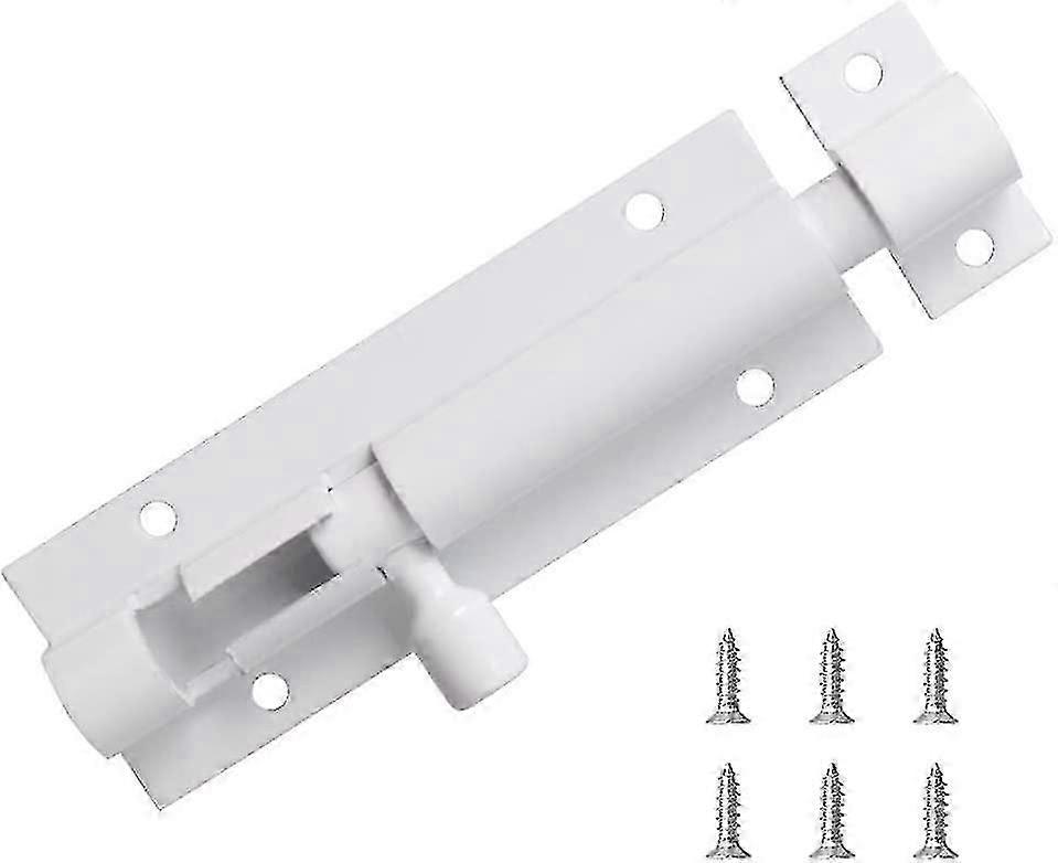 1ks 3 v skrutkách Bezpečnostná posuvná západka Skrutka Skrutka Skrutka Skrutka silná hliníková zliatina - so skrutkami (biela)