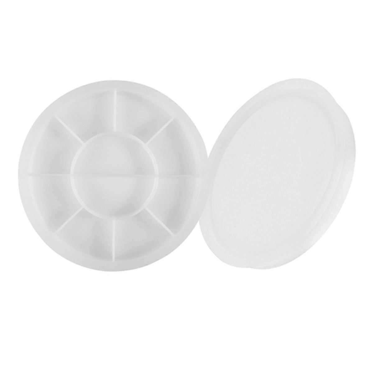 Silicone Tray Mold Round DIY Resin Round Tray Mold Silicone Molds