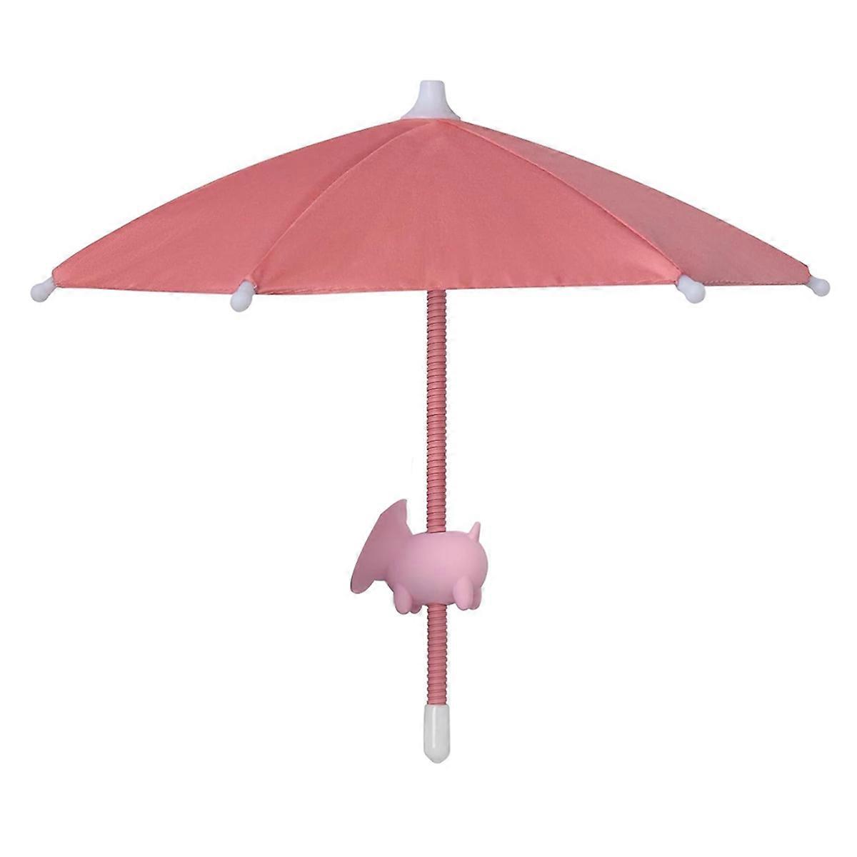 Phone Umbrella for Sun Cell Phone Umbrella with Universal Adjustable Suction Cup Stand for All Phone