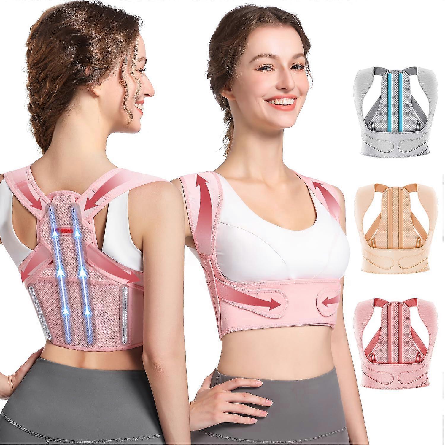 Adjustable Posture Corrector Neck Shoulder Upper Back Pain Relief XS/S Under Bust 26-37 Inches