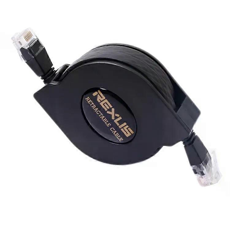 CAT6 Retractable Flat Ethernet Cable-2m RJ45 Network LAN -