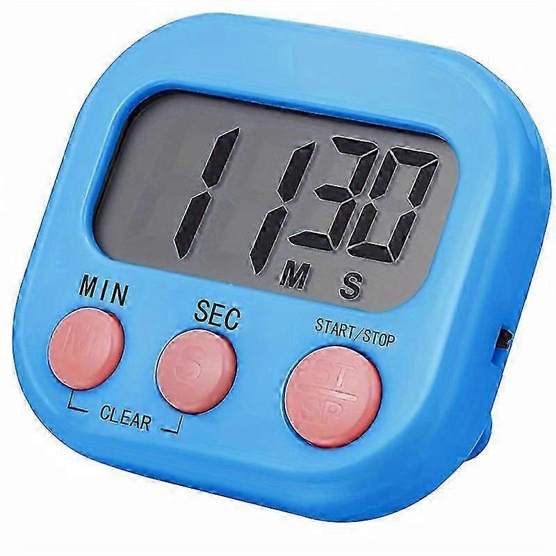 1pc, Dual-Purpose Kitchen Baking Timer with Self-Discipline Reminder and Electronic Alarm - Perfect for BBQ, School, and Back to School