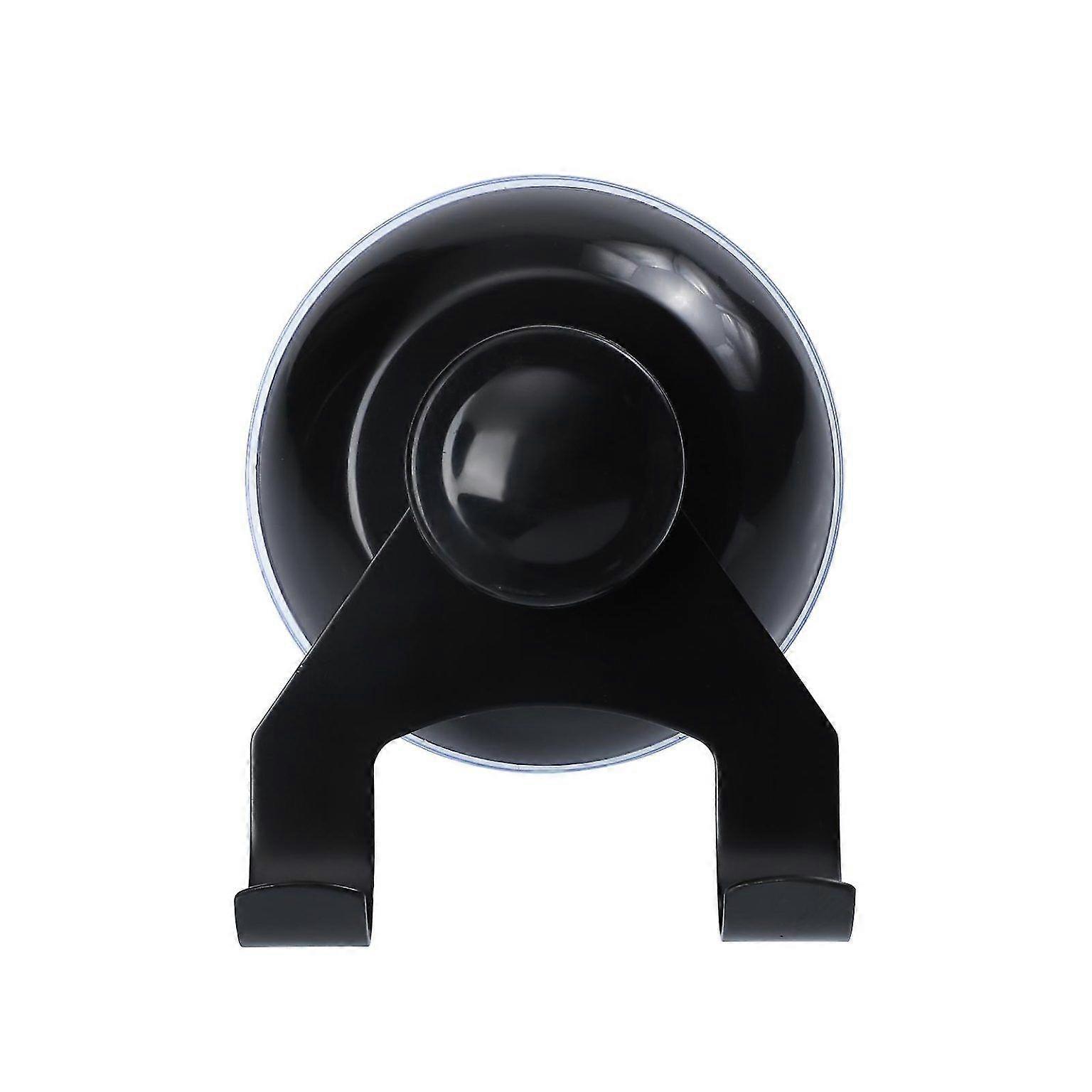 Durable Suction Cup Hooks for Bathroom & Home - Metal S Hooks for Easy Installation & Space Saving - Black
