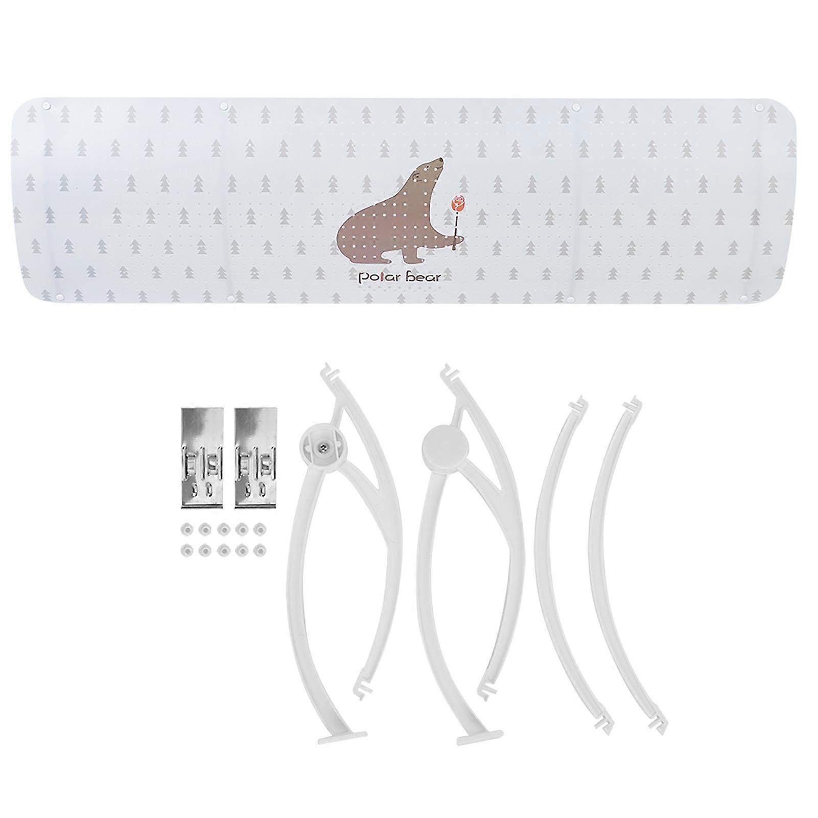 Kotitalouksien ilmastointilaite Kylmä tuulisuojan kannen ohjaimen ohjauslevyn säädettävä kulma