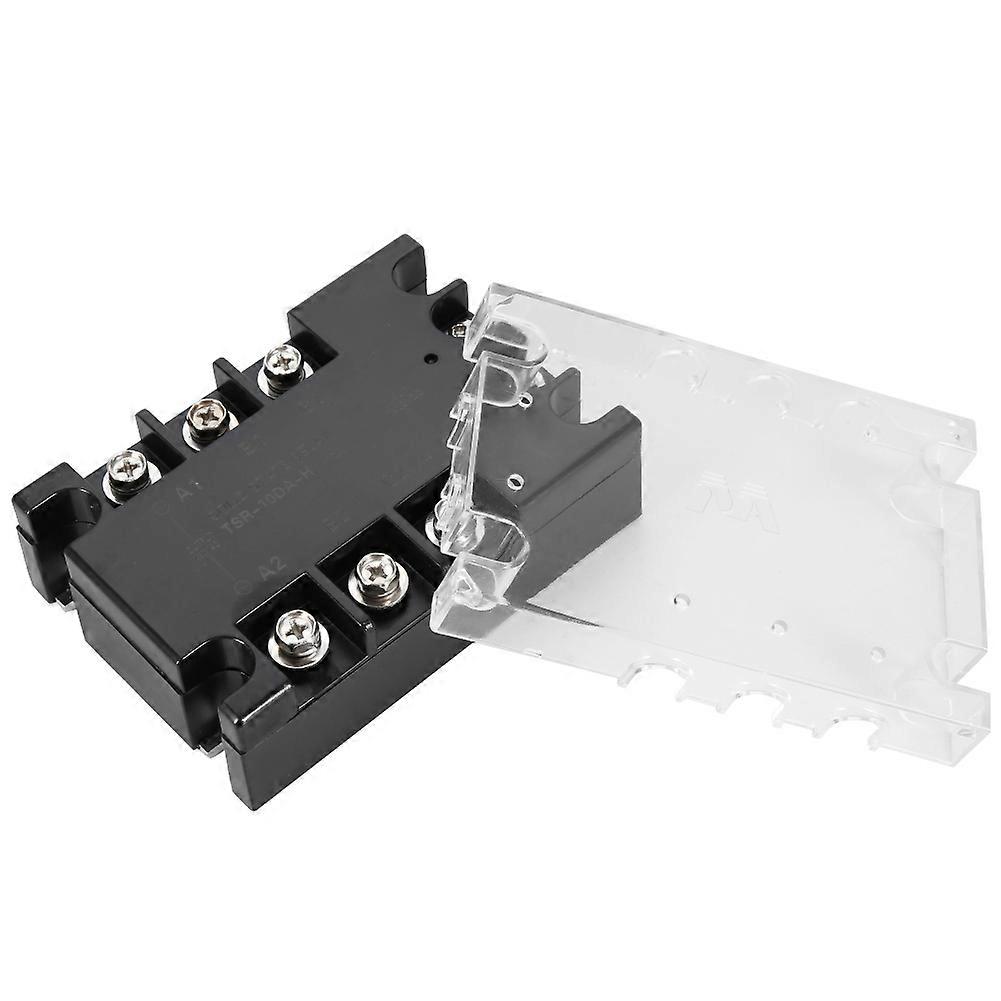 3 phase 10A DC AC Solid State Relay SSR Input 3-32VDC Load 24-480VAC TSR-10DA H