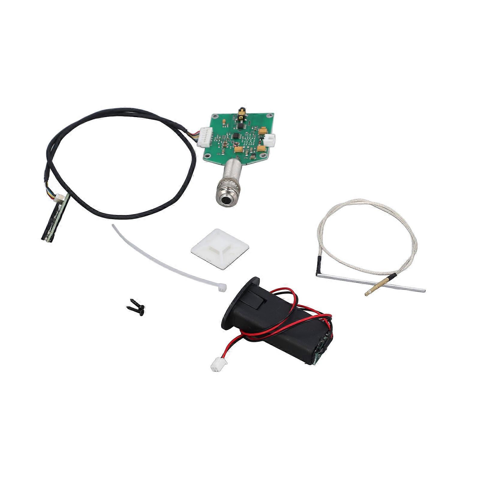 Guitar Piezo Pickup Kit Onboard Preamp System Acoustic Guitar Pickup with Volume Tone Control Knob