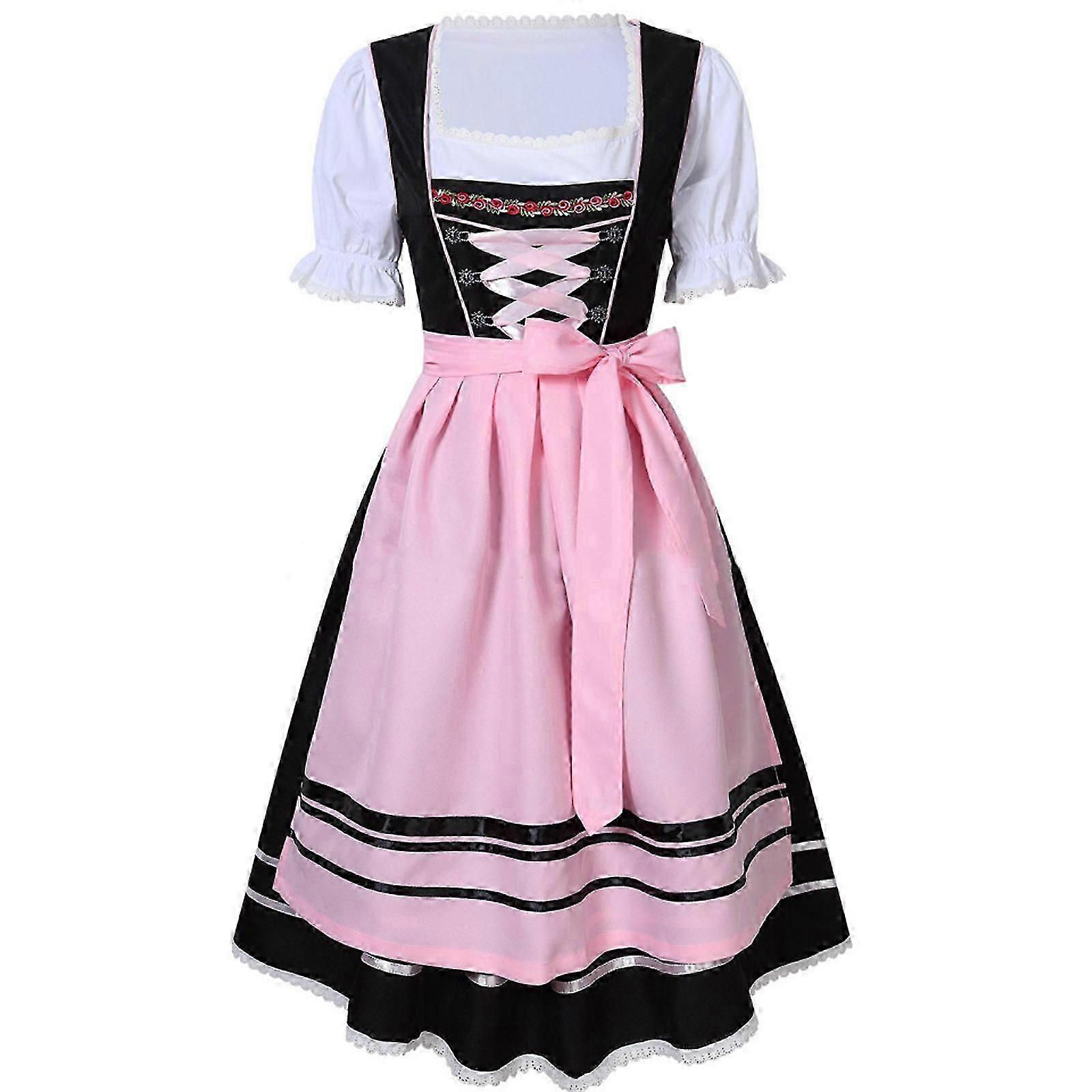 نسائي ألماني Dirndl اللباس ازياء تقليدية لكرنفال مهرجان أكتوبر