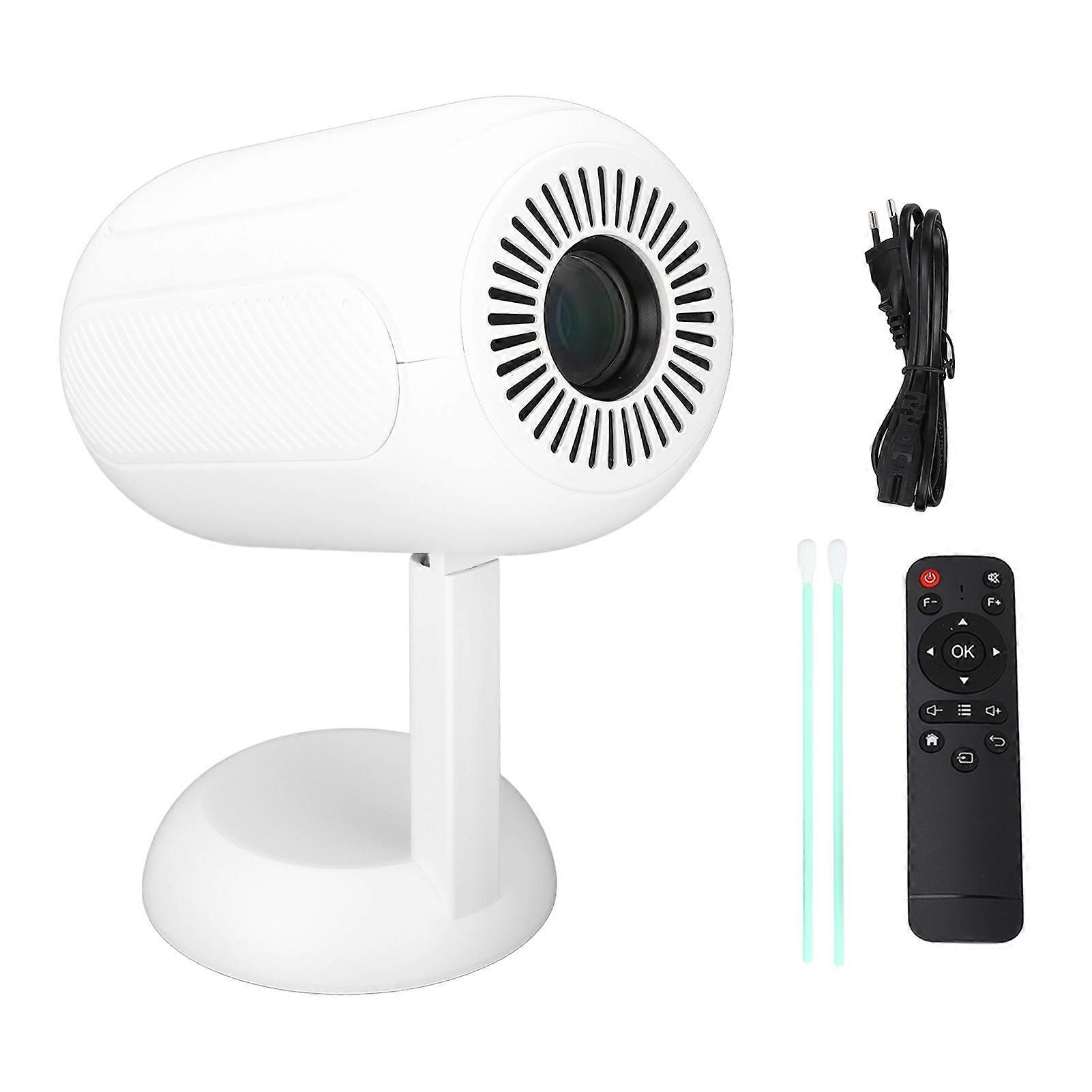 4K Mini 120 Inch Screen Electronic Trapezoid Correction 90 Degree Rotation Smart Portable Projector with Remote