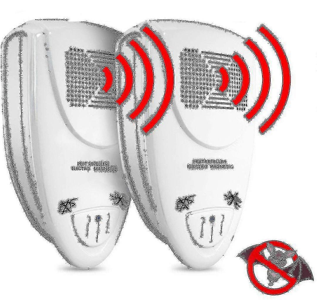 Répulsif à ultrasons pour chauves-souris 2pcs - Outil de lutte antiparasitaire non toxique