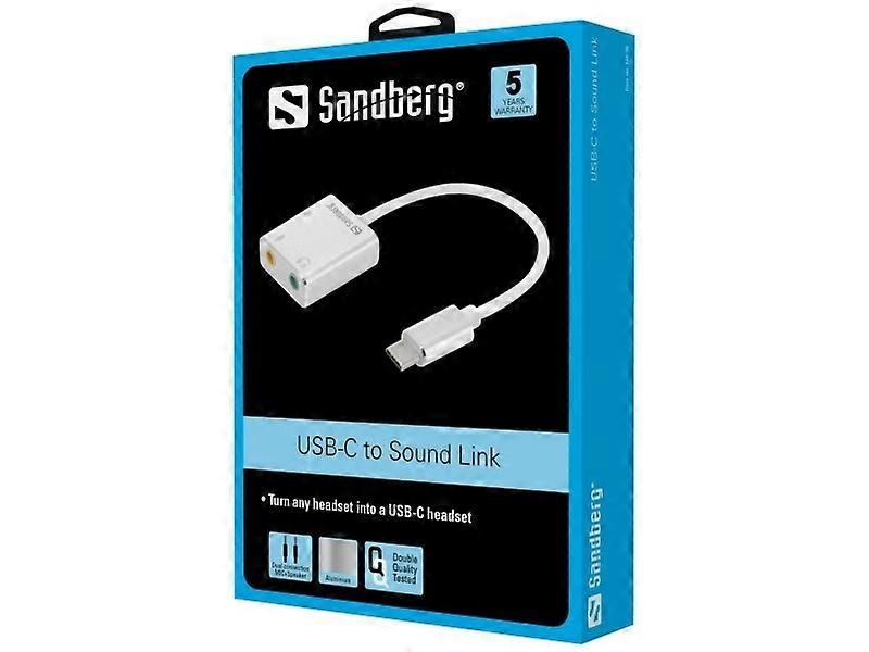 Sandberg USB-C to Sound Link - Sound cards - stereo - USB-C