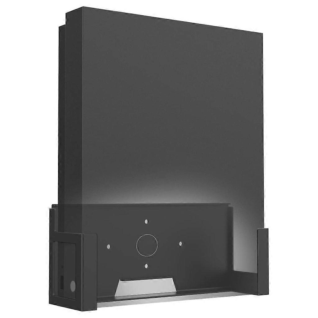 حامل مثبت على الحائط ل XB One X Game Console رف عرض الجدار المعدني العمودي