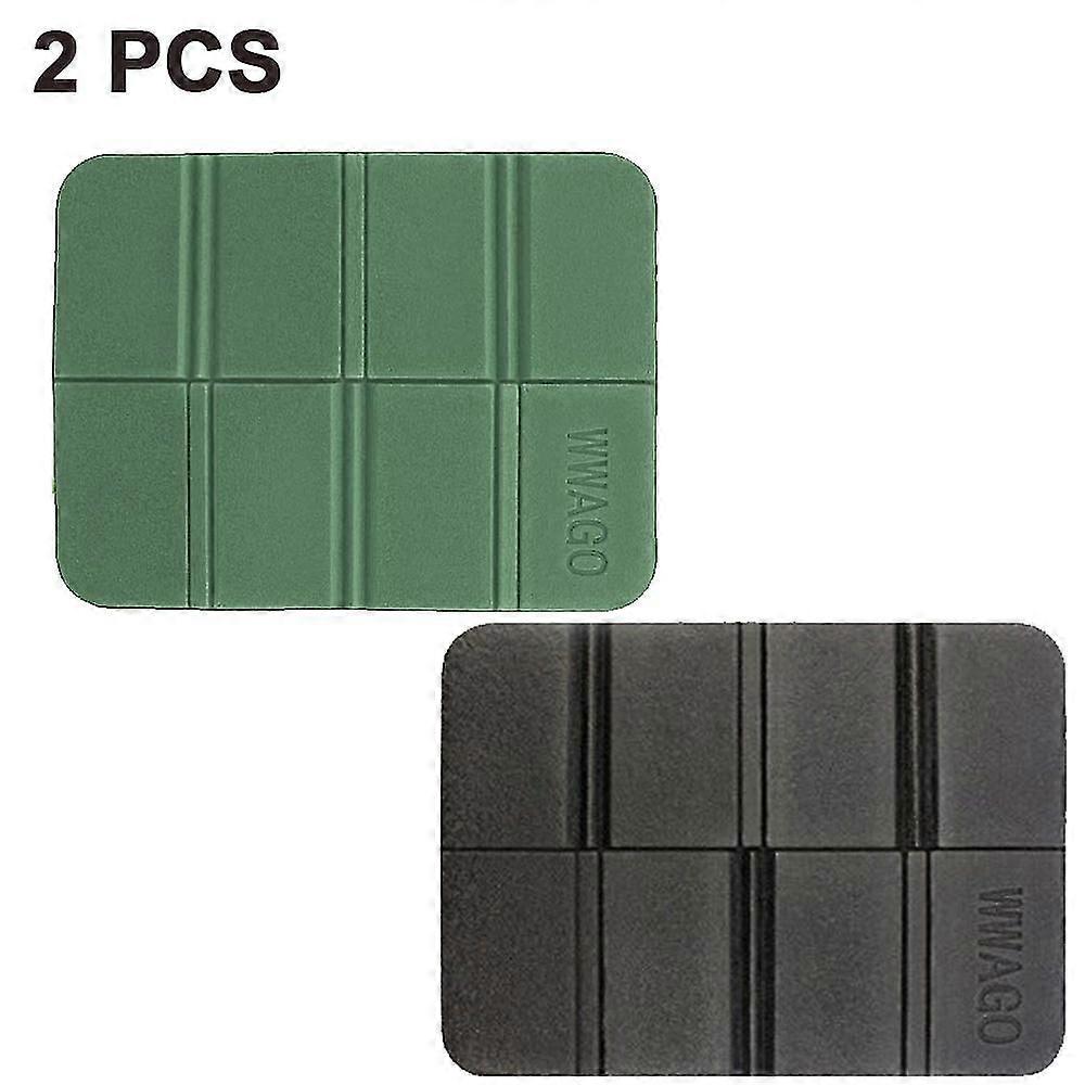 2pcs קצף הליכה מושב כרית, מתקפל עמיד למים אולטרה אור קמפינג מושב כרית, מחצלת ישיבה בחוץ לפיקניק, תרמילאים, טרקים, אצטדיון, מתאים עבור