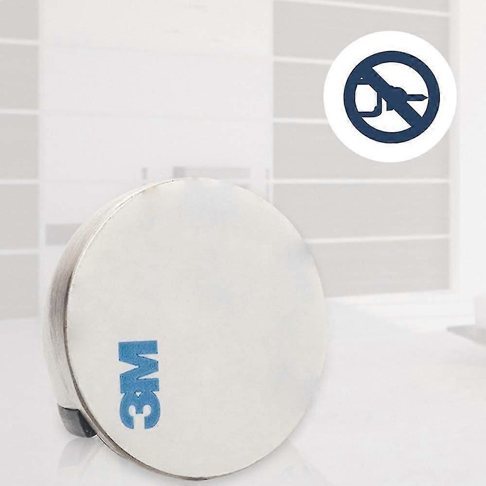 4個のドアストッパー、ステンレス鋼のドアストッパー、接着剤、床、ゴム、ハーフムーンドアストッパー