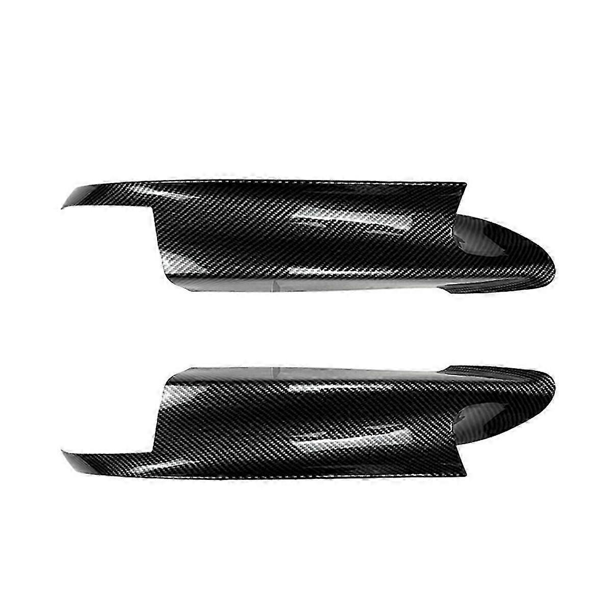 compatible with 3 Series E90 E91 E92 E93 M3 2006-2013 Front Bumper Lip Angle Diffuser Splitter Spoiler Protector Carbon Fiber
