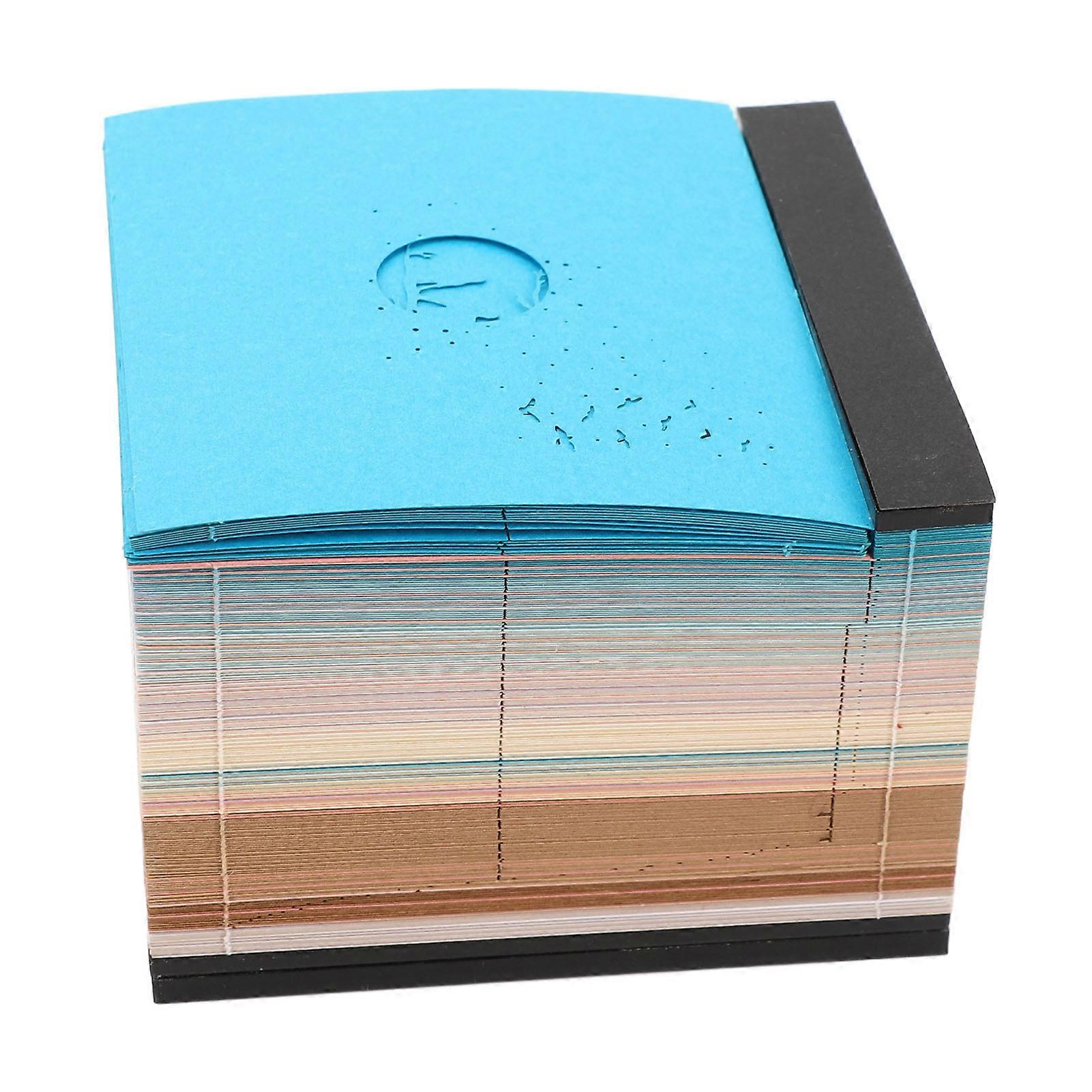 Bloc-notes 3D Sakura Tree House avec lumière, 484 g, pile CR2032