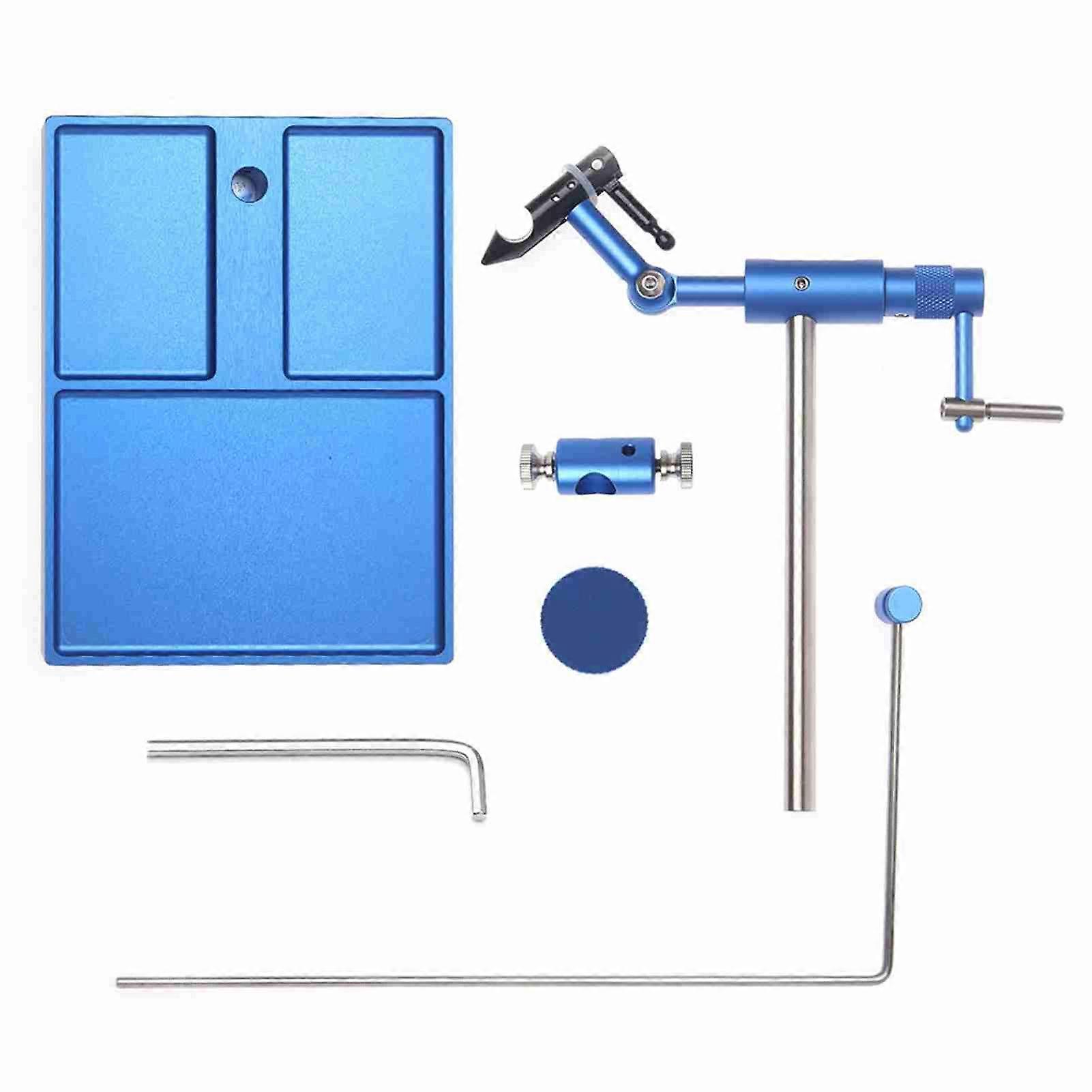 Rotary Fly Tying Vise Adjustable Fly Making Tool for Artificial Flies Bait Tying Equipment Durable Crafting Accessory