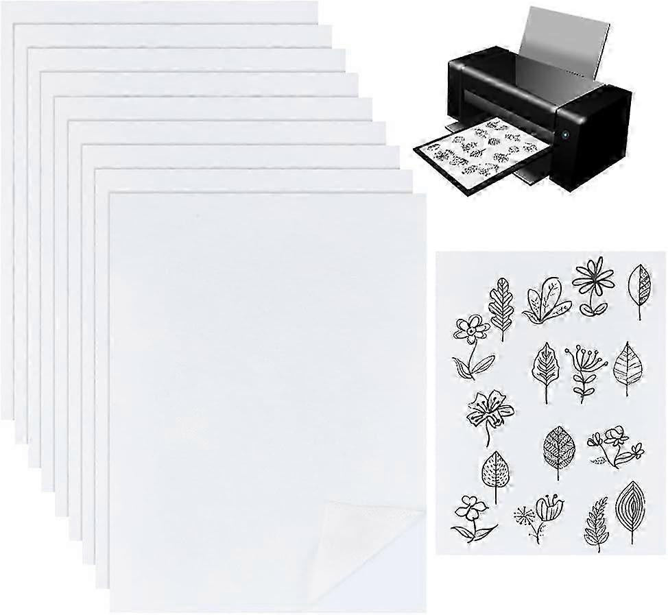 10 Pcs 끈적끈적한 수용성 자수 안정제 8x6 인치 워시 어웨이 수용성 안정제 찢어버리는 빈 자수 안정제 자수 en