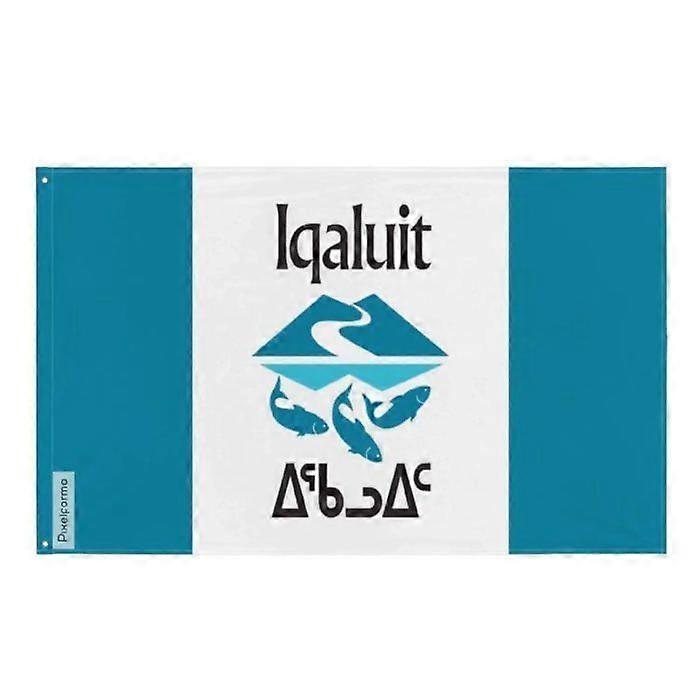 Flag - Iqaluit - 96 x 144 cm - Polyester - Double-sided printing - Iron eyelets