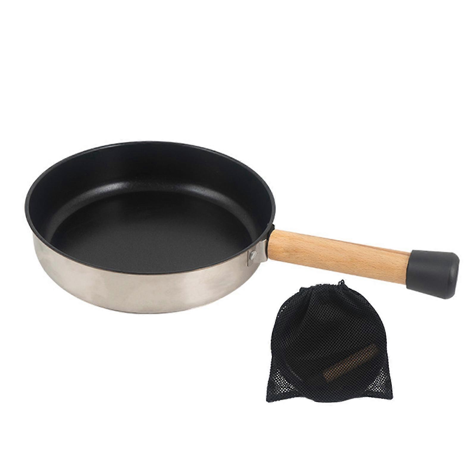 Nonstick Camping Frying Pan Durable Lightweight Camping Cookware for Cooking Eggs Steak Omelette Pan Griddle Tableware