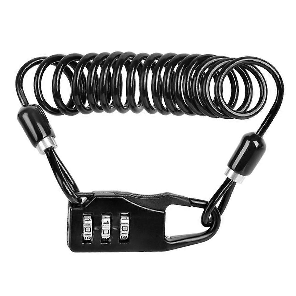 Bicycle Lock Password Device 3 Number Long Spring Wire Bicycle Lock