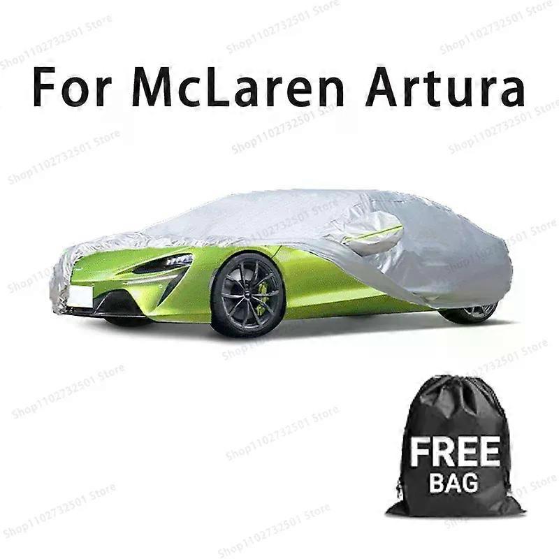 Κάλυμμα αυτοκινήτου Για McLaren Artura Πλήρες κάλυμμα Αδιάβροχο κάλυμμα προστασίας από τον ήλιο Αξεσουάρ αυτοκινήτων ανθεκτικά στις γρατσουνιές